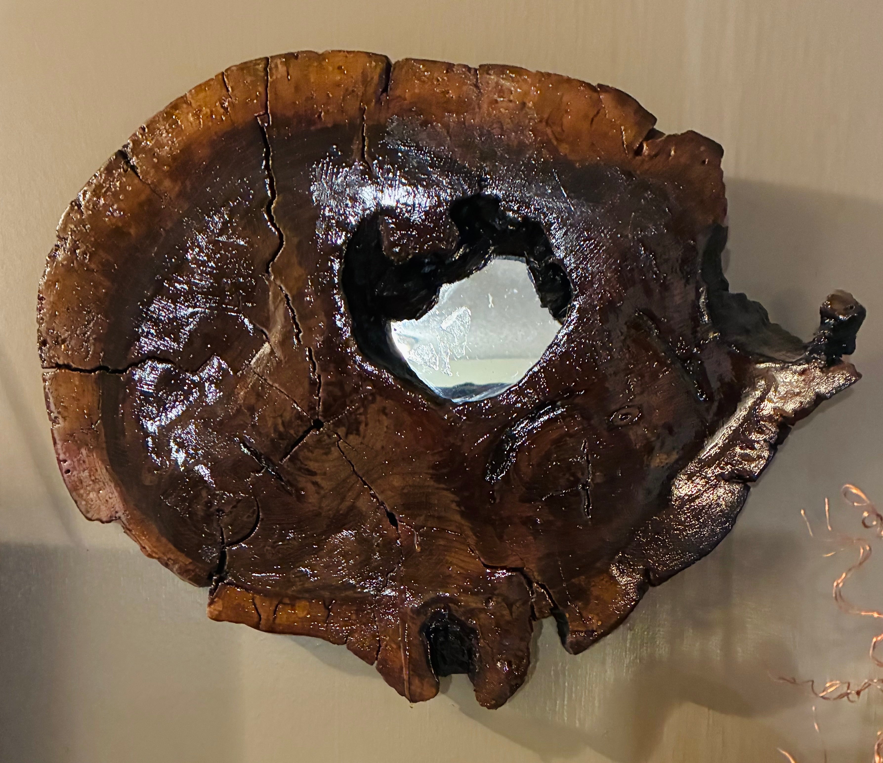 Black Walnut Wall Art – Organic Sculptural Wood Slice
Handcrafted