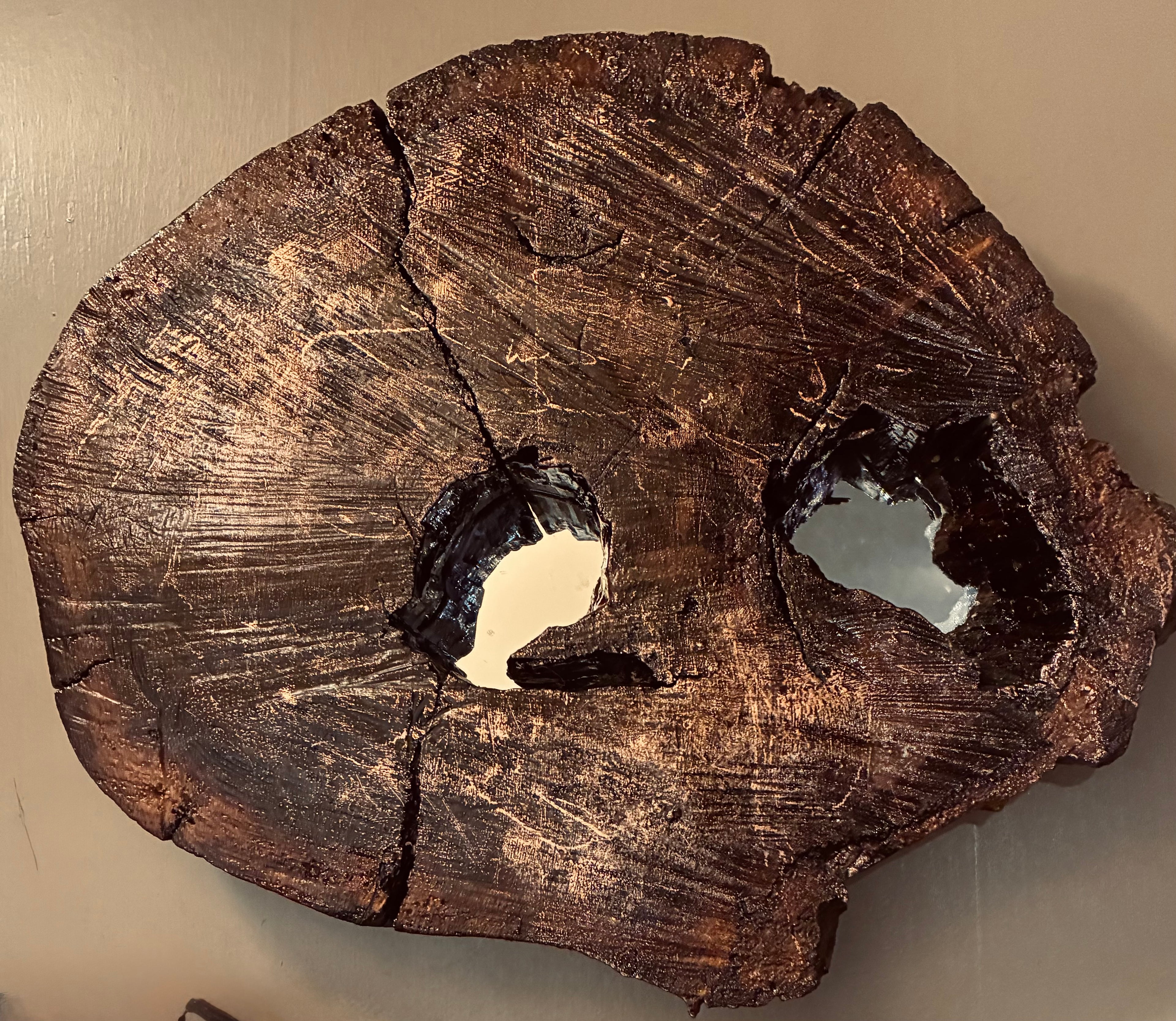 Black Walnut Wall Art – Organic Sculptural Wood Slice
Handcrafted